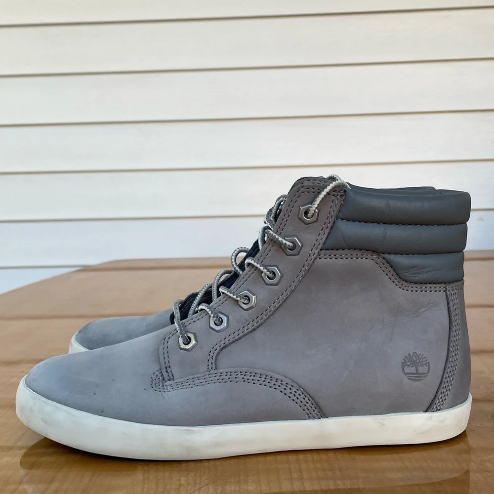 Timberland Leather Ankle Sneaker Boots Womens Size 8 - Picture 11 of 12
